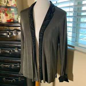 Chico’s button down blouse size 1 .